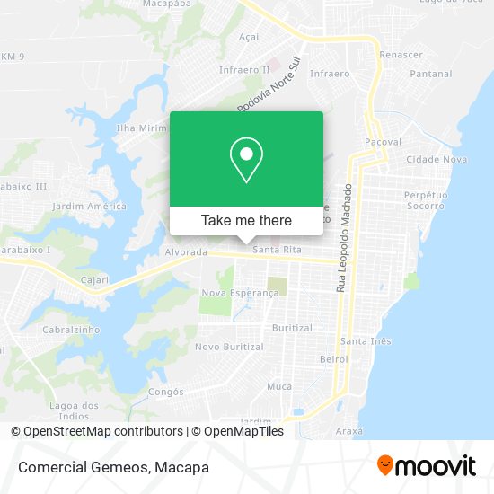 Comercial Gemeos map