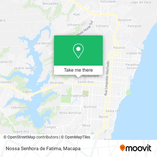 Nossa Senhora de Fatima map