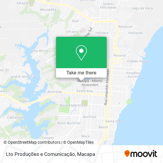 Mapa Lto Produções e Comunicação