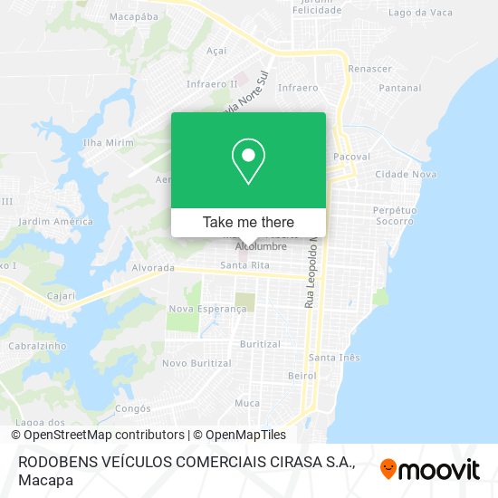 RODOBENS VEÍCULOS COMERCIAIS CIRASA S.A. map