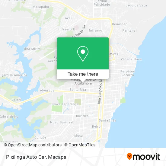 Pixilinga Auto Car map