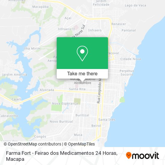 Farma Fort - Feirao dos Medicamentos 24 Horas map
