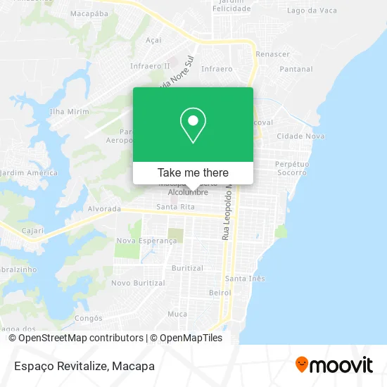 Espaço Revitalize map