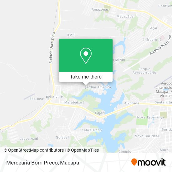 Mapa Mercearia Bom Preco