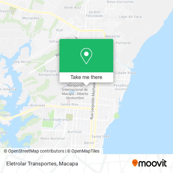 Eletrolar Transportes map