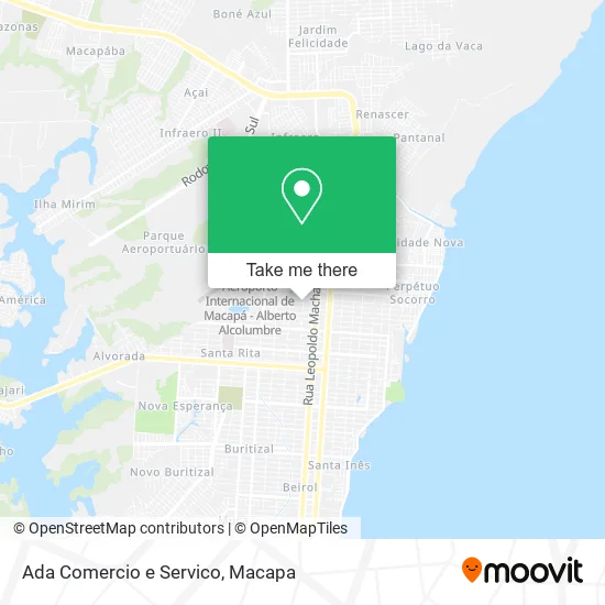 Ada Comercio e Servico map