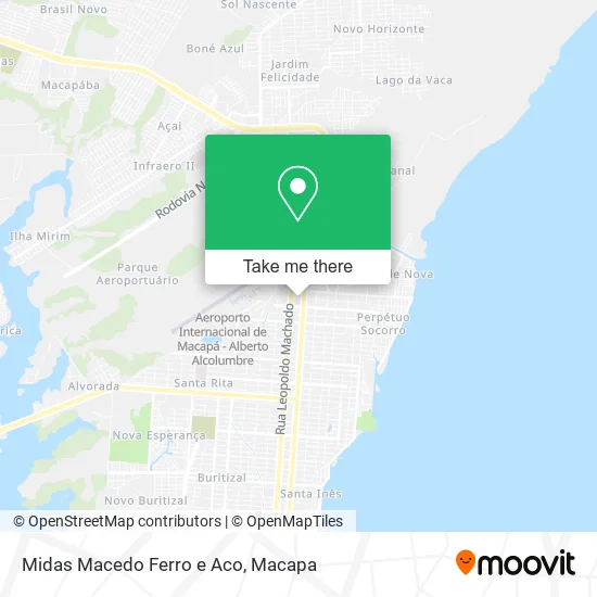 Midas Macedo Ferro e Aco map