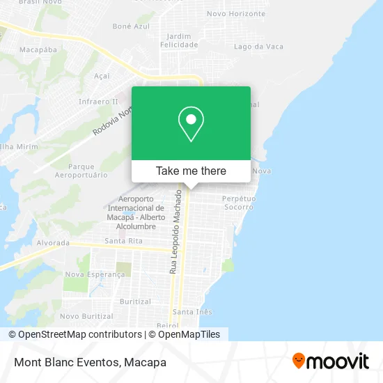 Mont Blanc Eventos map