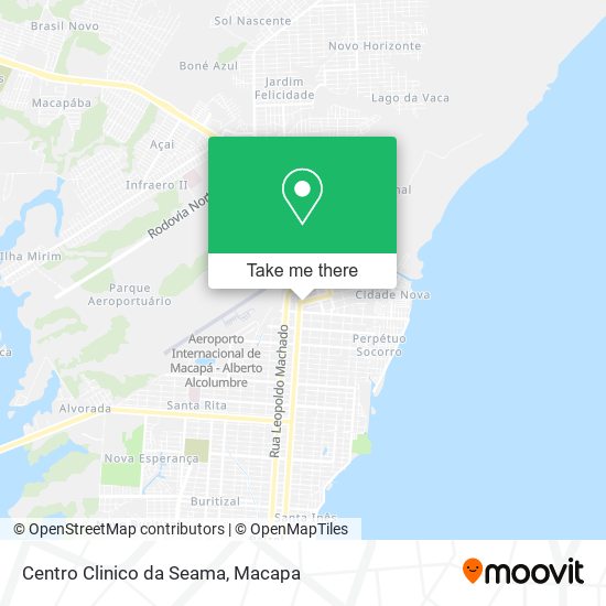 Centro Clinico da Seama map