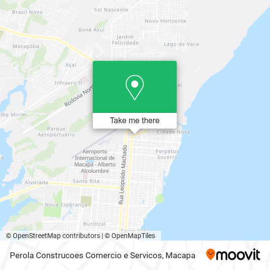 Perola Construcoes Comercio e Servicos map