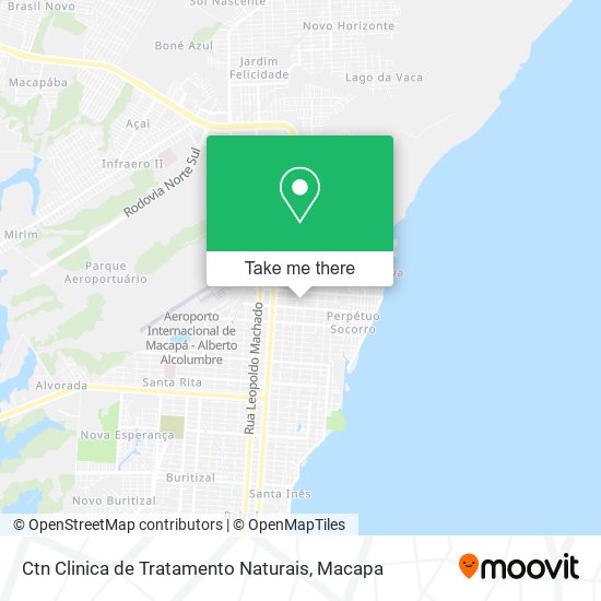 Ctn Clinica de Tratamento Naturais map