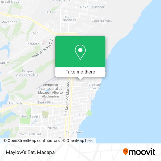 Maylow's Eat map