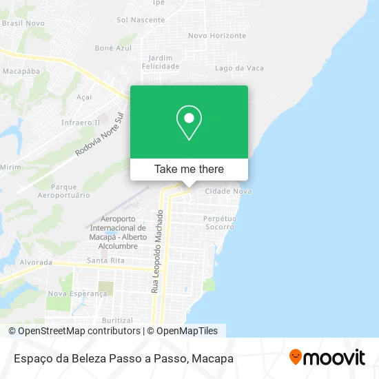 Espaço da Beleza Passo a Passo map