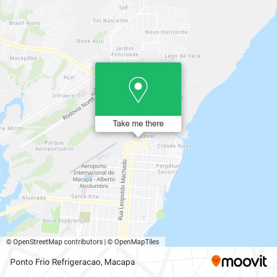 Ponto Frio Refrigeracao map