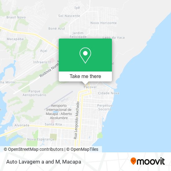 Auto Lavagem a and M map