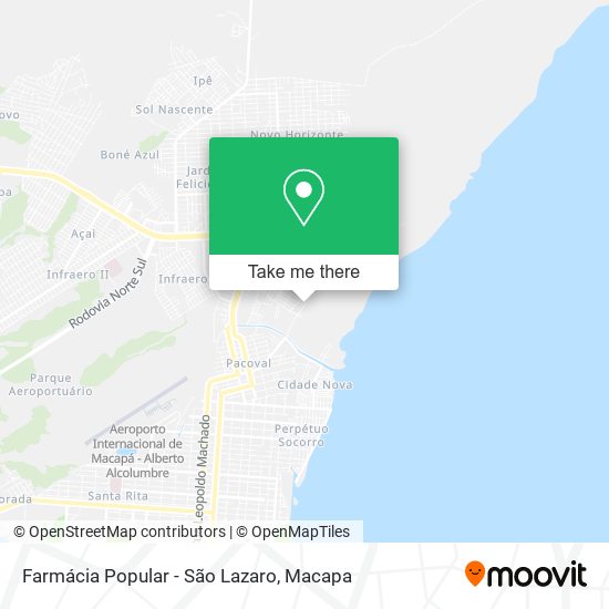 Farmácia Popular - São Lazaro map