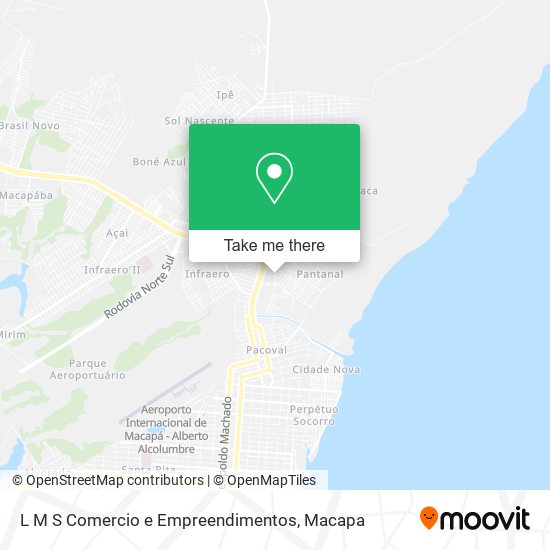 L M S Comercio e Empreendimentos map