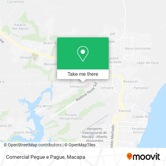 Mapa Comercial Pegue e Pague