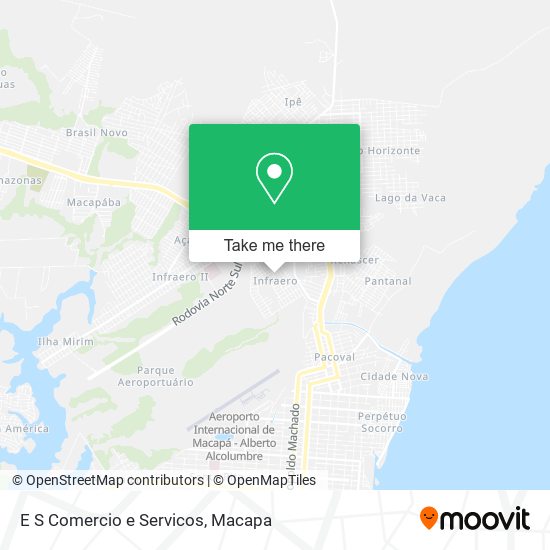 E S Comercio e Servicos map