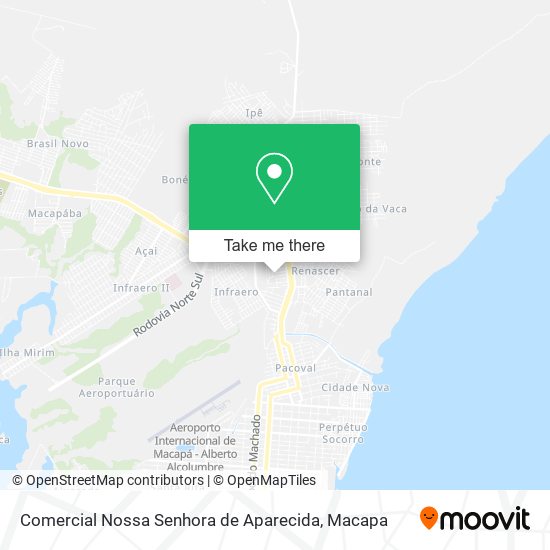 Mapa Comercial Nossa Senhora de Aparecida