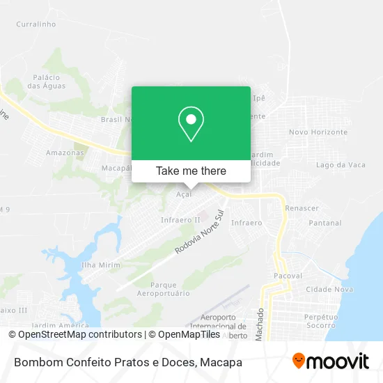 Bombom Confeito Pratos e Doces map