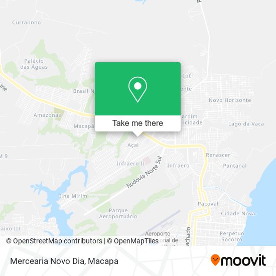 Mercearia Novo Dia map