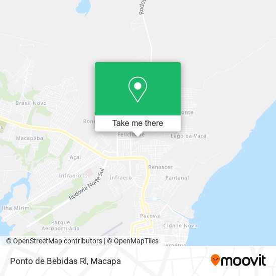 Ponto de Bebidas Rl map