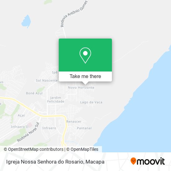 Mapa Igreja Nossa Senhora do Rosario