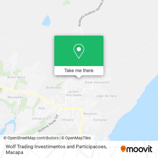 Mapa Wolf Trading Investimentos and Participacoes