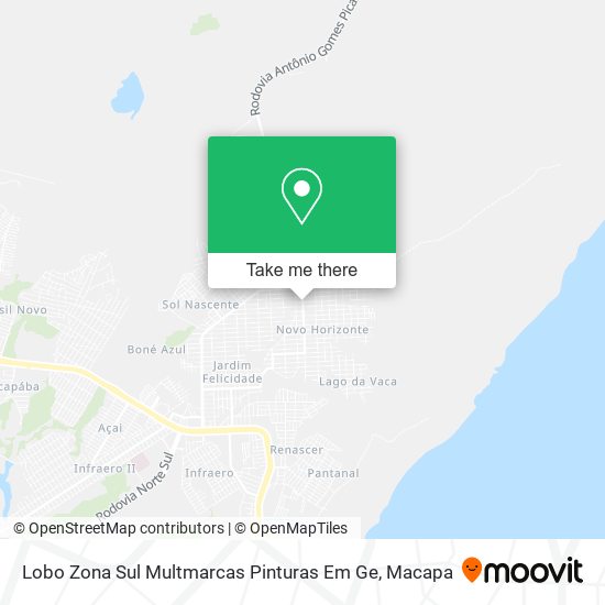 Mapa Lobo Zona Sul Multmarcas Pinturas Em Ge