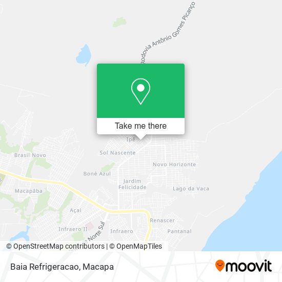 Baia Refrigeracao map