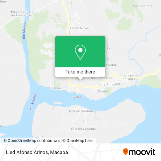 Lied Afonso Arinos map