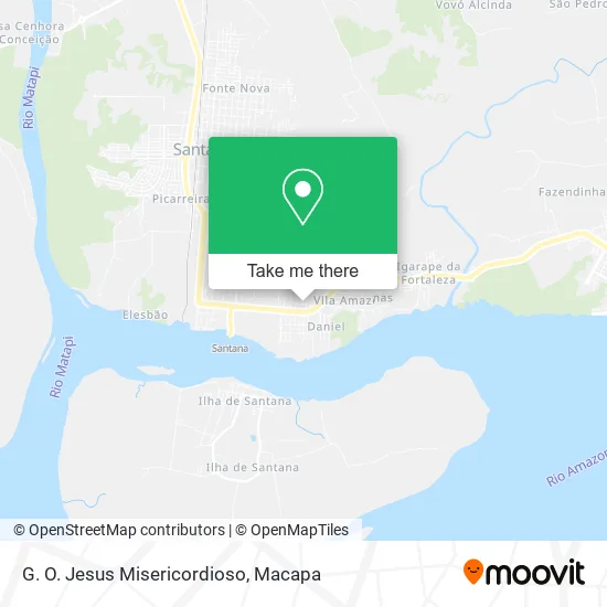 G. O. Jesus Misericordioso map