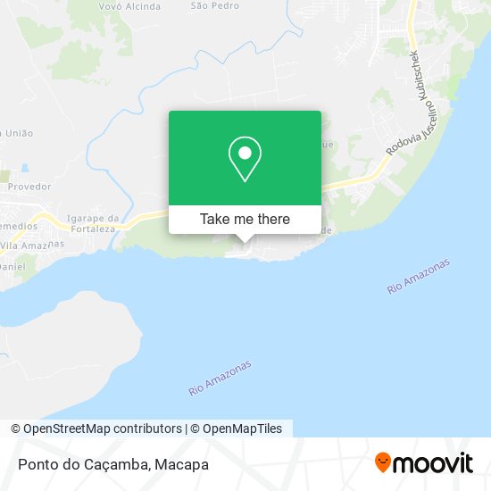 Ponto do Caçamba map