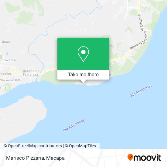 Mapa Marisco Pizzaria