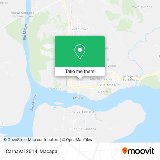 Carnaval 2014 map