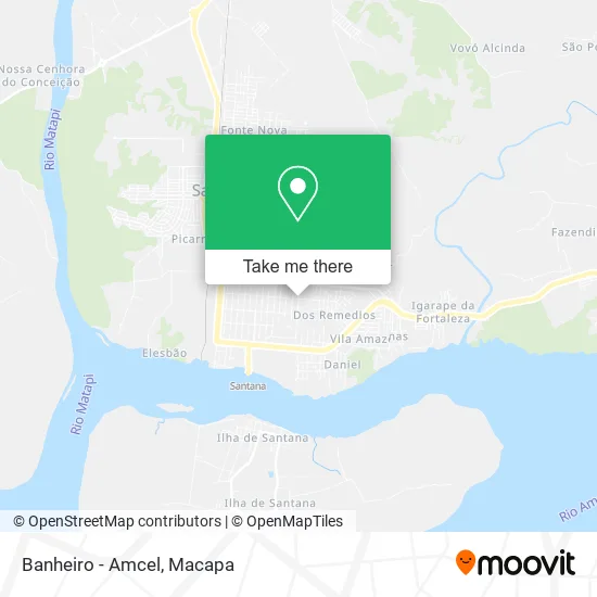 Banheiro - Amcel map