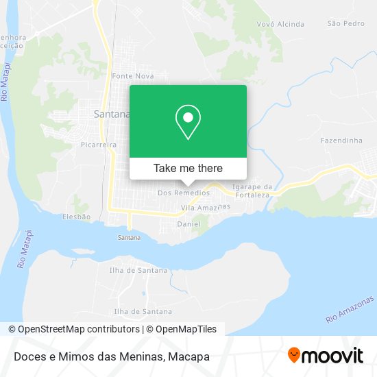 Doces e Mimos das Meninas map