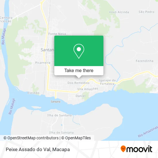 Mapa Peixe Assado do Val