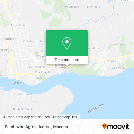 Mapa Sambazon Agroindustrial