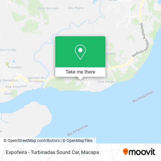 Expofeira - Turbinadas Sound Car map