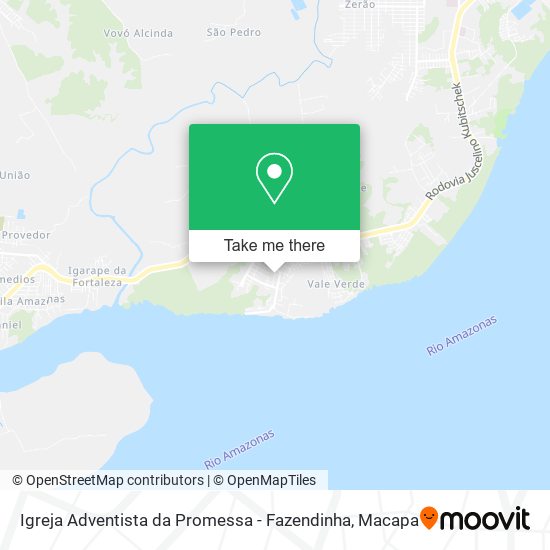 Igreja Adventista da Promessa - Fazendinha map