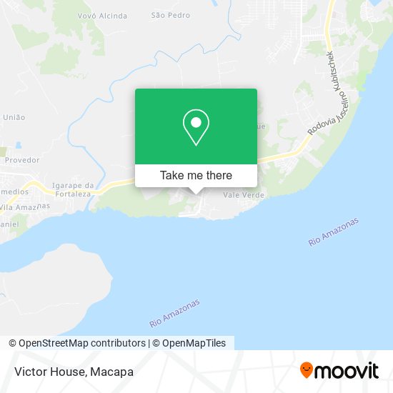 Victor House map