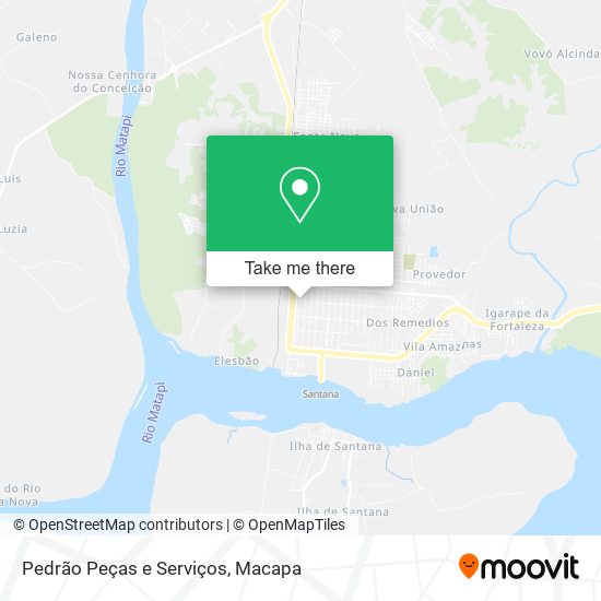 Pedrão Peças e Serviços map