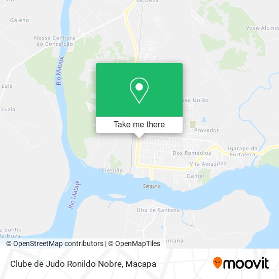 Mapa Clube de Judo Ronildo Nobre