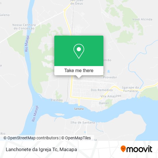 Lanchonete da Igreja Tc map