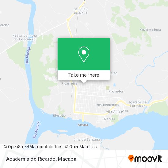 Academia do Ricardo map