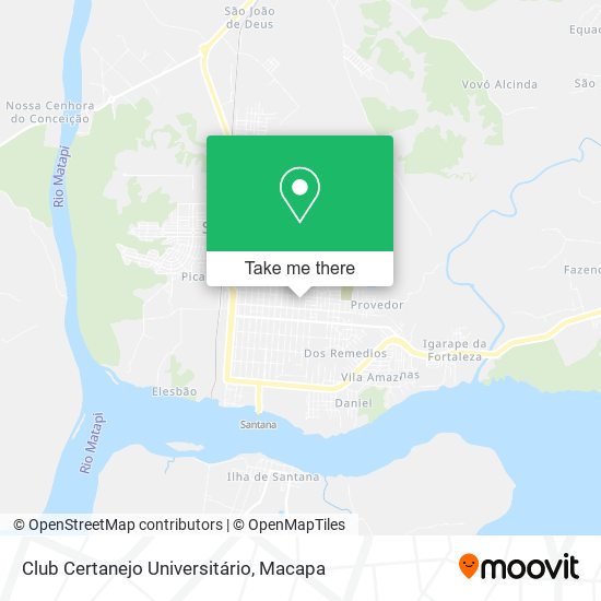Club Certanejo Universitário map