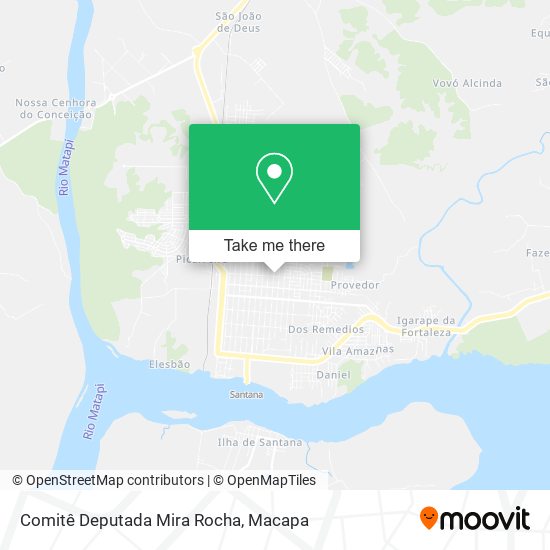 Comitê Deputada Mira Rocha map