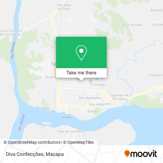 Diva Confecções map